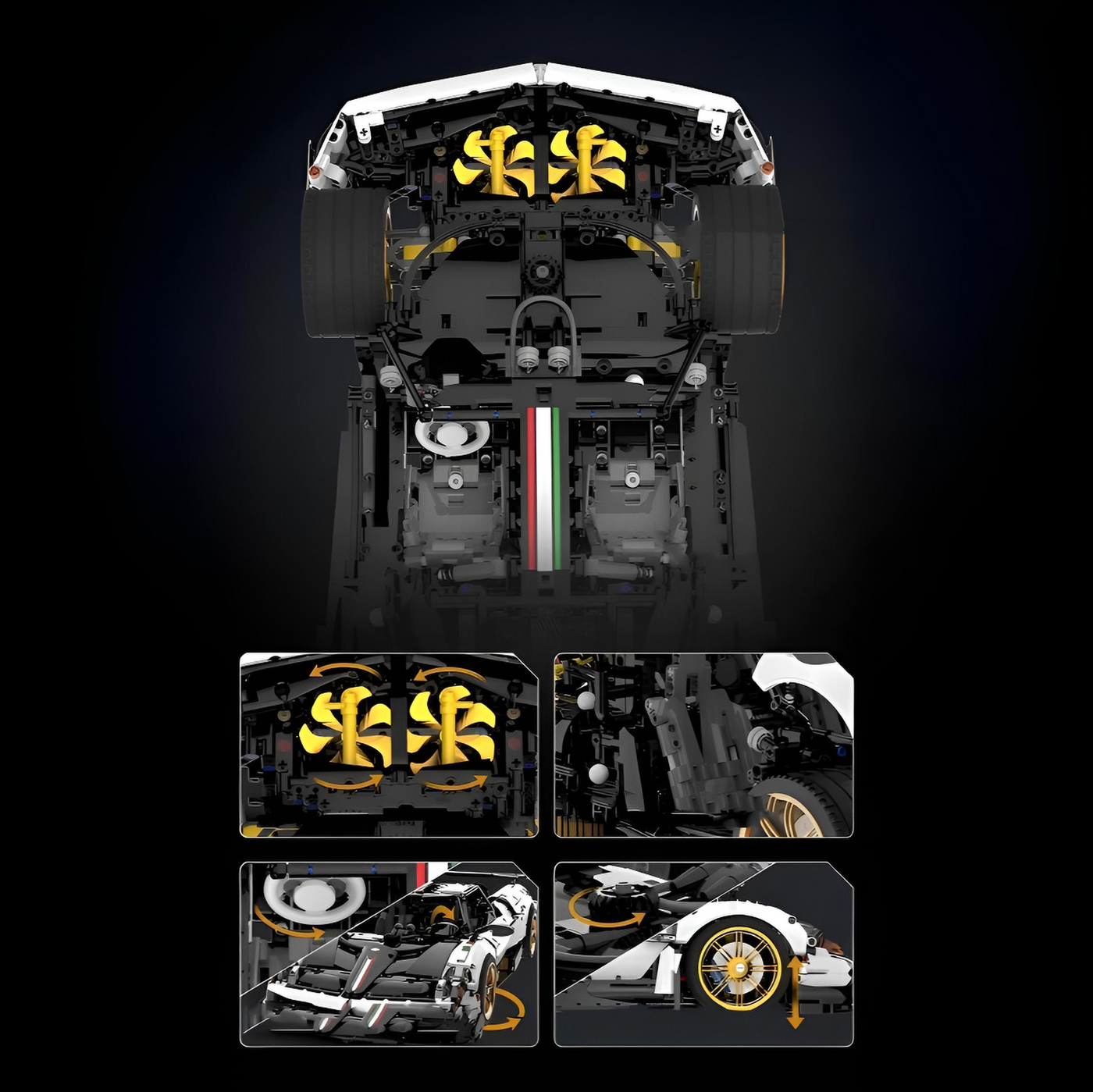 Chuangpinle HY-01 Pagani Huayra BC - secundaire afbeelding 2