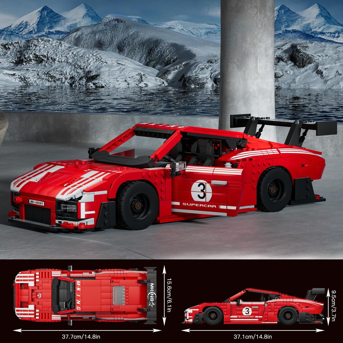 Porsche 935 | Mould King 10167 - secundaire afbeelding 4