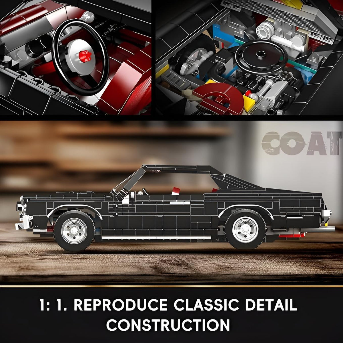 Pontiac GTO | Mould King 10199 - secundaire afbeelding 3