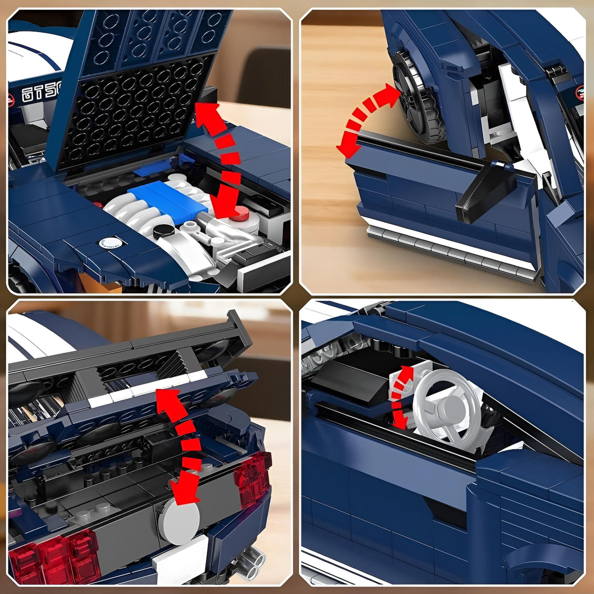 Ford Mustang Shelby GT500 | Mould King 10208 - secundaire afbeelding 2